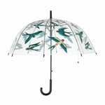 ESSCHERT DESIGN Deštník průhledný s ptáčky SWALLOW, pr.83x82cm