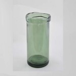 Váza SIMPLICITY, rovná, 28cm, zeleno šedá|Vidrios San Miguel|Recycled Glass