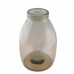 MONTANA vase, 20cm|4.5L, bottle brown|smoke (package includes 1 pc)|Vidrios San Miguel|Recycled Glass
