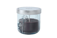 Vonná sviečka v pohári z recyklovaného skla s púpavou, 9 x 9 cm (balenie obsahuje 1ks) (DOPREDAJ)|Vidrios San Miguel|Recycled Glass