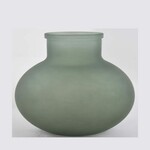 ARAN vase, 31cm|8L, green matt|Vidrios San Miguel|Recycled Glass