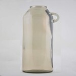 Vase with handle ALFA, 45cm, bottle brown|smoke|Vidrios San Miguel|Recycled Glass