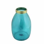 Vase MONTANA, 20cm|4.5L, st. blue (package contains 1 pc)|Vidrios San Miguel|Recycled Glass