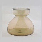 Váza SENNA, 34cm|10,5L, lahvově hnědá|kouřová|Vidrios San Miguel|Recycled Glass