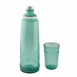 Lahev na pití - set JUEGO, 1L, sv. zelená (balení obsahuje 1ks)|Vidrios San Miguel|Recycled Glass
