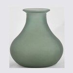 Váza LISBOA, 31cm, zelená matná|Vidrios San Miguel|Recycled Glass