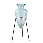 Vase on stand AMFORA, clear (SALE)|Vidrios San Miguel|Recycled Glass
