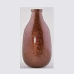 MONTANA vase, 40cm|3.35L, red-brown frosting|Vidrios San Miguel|Recycled Glass