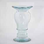 Candlestick|vase 30cm, ABRIL, clear|Vidrios San Miguel|Recycled Glass