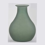 Vase LISBOA, 40cm, green matt|Vidrios San Miguel|Recycled Glass