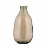 MONTANA vase, 40cm|3.35L, bottle brown|smoke (package includes 1 pc)|Vidrios San Miguel|Recycled Glass
