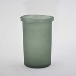 Vase SIMPLICITY, straight, 28cm, green matte|Vidrios San Miguel|Recycled Glass