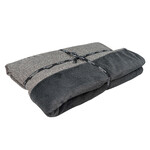 Plaid|blanket LUX NOLA 180x135cm, grey/pisa|Madison