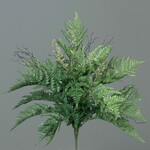 Artificial flower Fern bush, 52 cm, plastic, green, (package includes 1 pc)|DPI|Ego Dekor