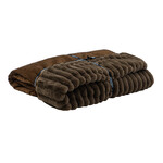 Plaid|blanket LUX CAPRI 180x135cm, choco/venetia|Madison