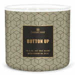 Candle MEN'S COLLECTION 0.41 KG BUTTON UP, aromatic in a jar, 3 wicks|Goose Creek