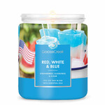 Candle with 1-wick 0.2 KG RED, WHITE & BLUE, aromatic in a jar KP|Goose Creek