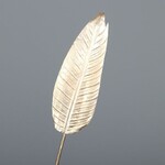 Květina umělá List Strelicie Strelizia Leaf, 103cm, plast, zlatá, (balení obsahuje 1ks)|DPI|Ego Dekor