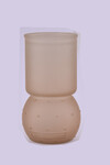 Váza, pr.9,5x17cm|0,7L, hnědá|skořicová matná|Ego Dekor
