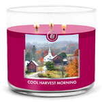 Candle 0.41 KG COOL HARVEST MORNING, aromatic in a jar, 3 wicks|Goose Creek
