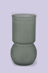 Vase, diameter 9.5x17cm|0.7L, green matt|Ego Dekor