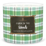 Candle 0.41 KG CABIN IN THE WOODS, aromatic in a jar, 3 wicks|Goose Creek