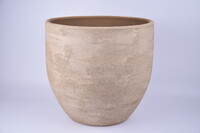 Osłonka na doniczkę ceramiczną LISABON średnica 39x36cm, kamelowa|CAMEL|Ego Dekor