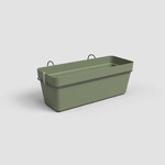 Truhlík CAPRI, závěsný, se zásob. na vodu, 50cm, plast, zelená|ASH GREEN|Artevasi