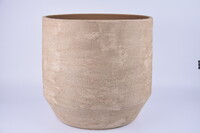 Osłonka na doniczkę ceramiczną PORTO o średnicy 39x36cm, kamelowa|CAMEL|Ego Dekor