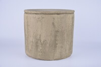 Ceramiczna osłona na doniczkę EVORA o średnicy 24x22cm, camel|CAMEL|Ego Dekor