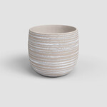 Doniczka DÓRIS, 25 cm, ceramiczna, kremowa|KREMOWA|Artevasi