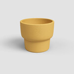 Květináč ECHO, 17cm, keramika, žlutá|YELLOW|Artevasi