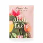 BOLES D´OLOR Vonný sáček KAPESNÍ MALÝ, papírový, 5,5 x 7,5 x 0,3 cm, White Tulip