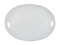 Oval tray 34 cm, PEARL, white|Costa Nova