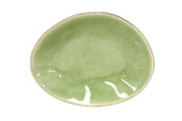 ED Oval dessert plate 16cm, RIVIERA, black/green|Vert frais|Costa Nova