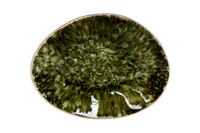 ED Dessert plate oval 16cm, RIVIERA, black/green|Forets|Costa Nova