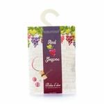 Woreczek na perfumy DUŻY, papierowy, 12 x 17 x 0,3 cm, Czerwone winogrona|Boles d'olor