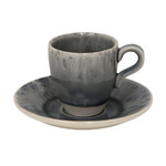 Coffee cup with saucer 0.08L, MADEIRA, grey|Costa Nova